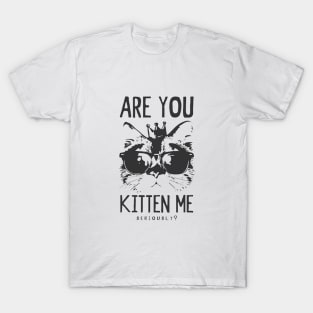Are You Kitten me? Typography T-Shirt